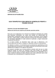 GUIA TERAPÉUTICA PARA MEDICOS GENERALES FRENTE A