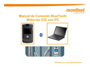 Manual de Conexión BlueTooth Motorola V3C con PC