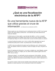 ¿Qué es una fiscalización electrónica de la AFIP? Es una