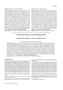 Cisteína proteasas y neurodegeneración