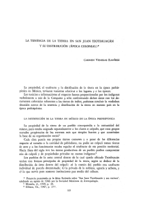 LA TENENCIA DE LA TIERRA EN SAN JUAN TEOTIHUACÁN Y SU