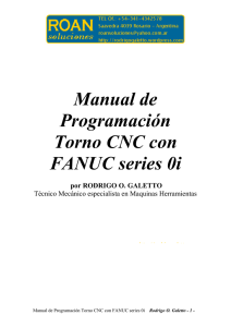 Manual de Programación Torno CNC con FANUC series 0i