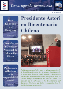 Presidente Astori en Bicentenario Chileno