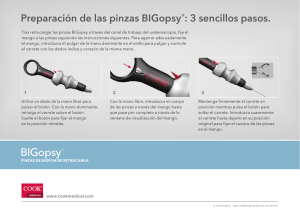 Preparación de las pinzas BIGopsy®: 3 sencillos pasos.
