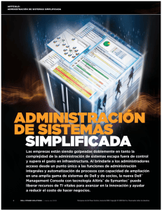 administración de sistemas simplificada