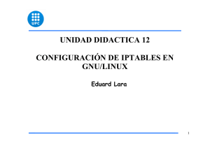LINUX - UD12 - Configuracion de iptables en Linux