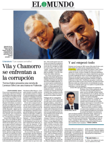 Vila y Chamorro se enfrentan a la corrupción