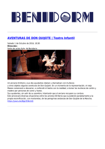 AVENTURAS DE DON QUIJOTE | Teatro Infantil