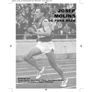 José MOLINS - Real Federación Española de Atletismo