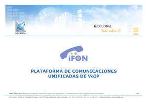 PLATAFORMA DE COMUNICACIONES UNIFICADAS DE VoIP