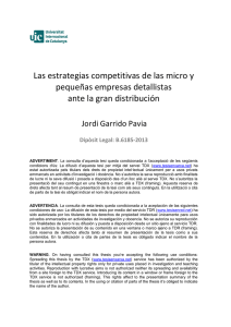 Las estrategias competitivas de las micro y pequeñas empresas