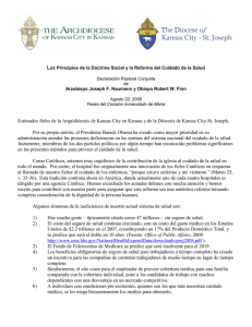 Estimados fieles de la Arquidiócesis de Kansas City en Kansas y de