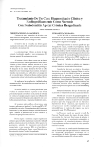 Tratamiento De Un Caso Diagnosticado Clínica y