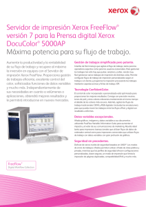 Folleto - Servidor de impresión Xerox FreeFlow® versión 7 para