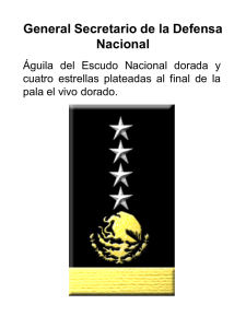 manual de divisas o jerarquías del ejército mexicano