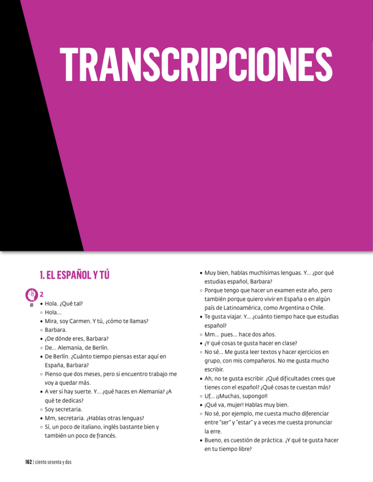 Transcripciones