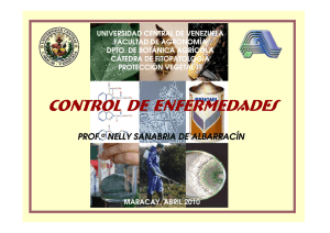 Control de Enfermedades - Universidad Central de Venezuela
