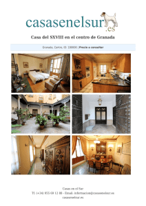 Casa del SXVIII en el centro de Granada