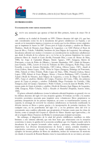 Flor de caballerías, edición de José Manuel Lucía Megías (1997