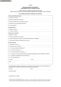Certificado de Actividades para rellenar e imprimir