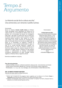 Antonio Castillo Gómez - Portal de Periódicos UDESC