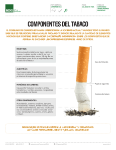 componentes del tabaco