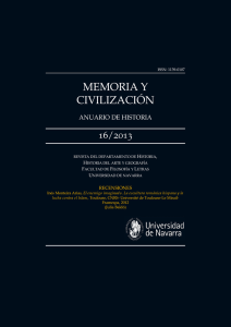 MEMORIA Y CIVILIZACIÓN - Universidad de Navarra