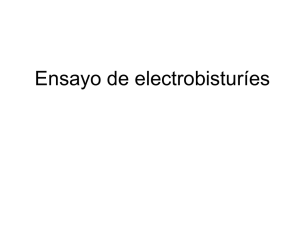 Ensayo de electrobisturíes