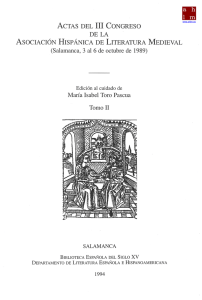 Razón de amor y la lírica latina medieval - AHLM