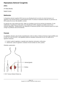 Hiperplasia Adrenal Congénita