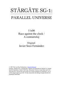 Stargate SG-1 Parallel Universe 11×06 Race against the clock