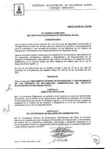 Page 1 INSTITUTo ECUATORIANO DE SEGURIDAD SOCIAL