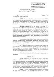 Resolución 709/16. - Poder Judicial de la Provincia de Buenos Aires