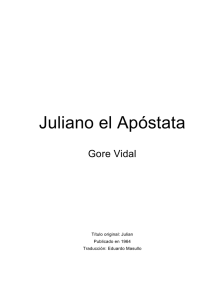 Vidal, Gore - Juliano el apóstata