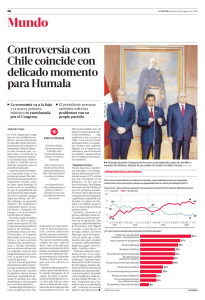 Mundo Controversia con Chile coincide con delicado momento para