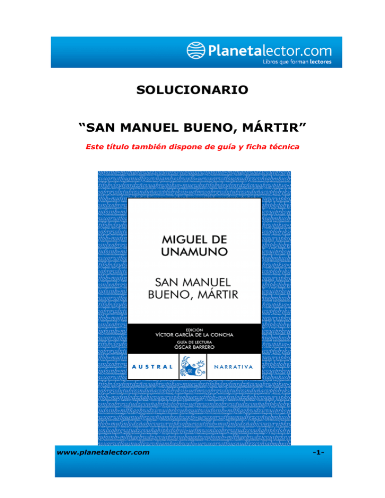 San Manuel solucionario