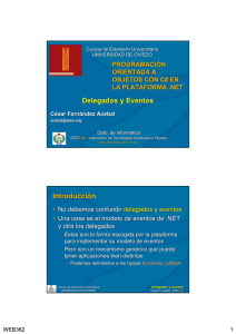 Delegados y eventos - Universidad de Oviedo