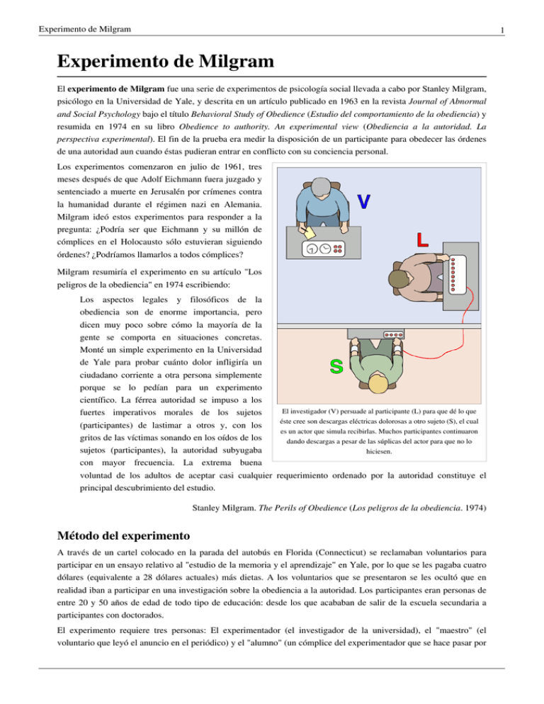 Experimento De Milgram