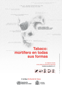 TABACO: mortífero en todas sus formas 1