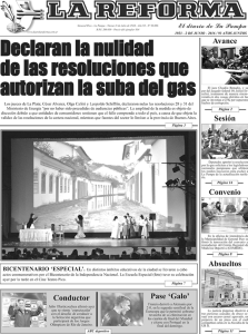 Tapa La Reforma - Diario La Reforma