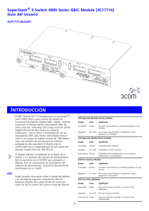 3 Switch 4900 Series GBIC Module (3C17714)