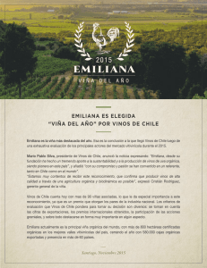 Emiliana es elegida "Viña del año" por Vinos de Chile
