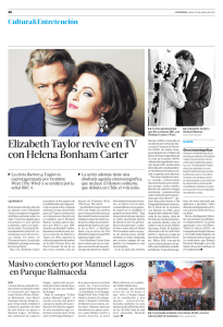 Elizabeth Taylor revive en TV con Helena Bonham