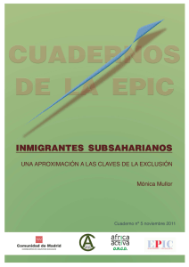 Cuadernos EPIC 5 Estudio subsaharianos. Monica Mullor 2011