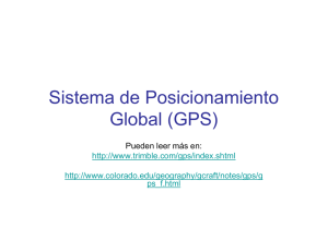 Sistema de Posicionamiento Global (GPS)