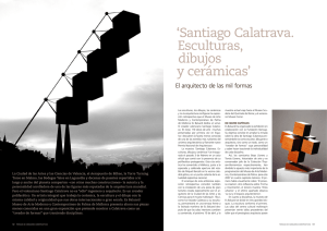 `Santiago Calatrava. Esculturas, dibujos y cerámicas`