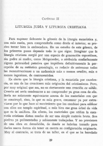 LITURGIA JUDÍA Y LITURGIA CRISTIANA