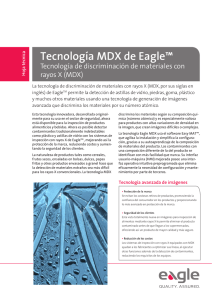 Tecnología MDX de Eagle - Eagle Product Inspection