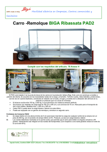 Carro -Remolque BIGA Ribassata PAD2
