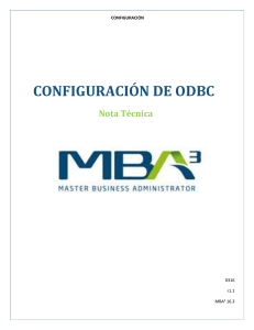 Instalando y configurando ODBC